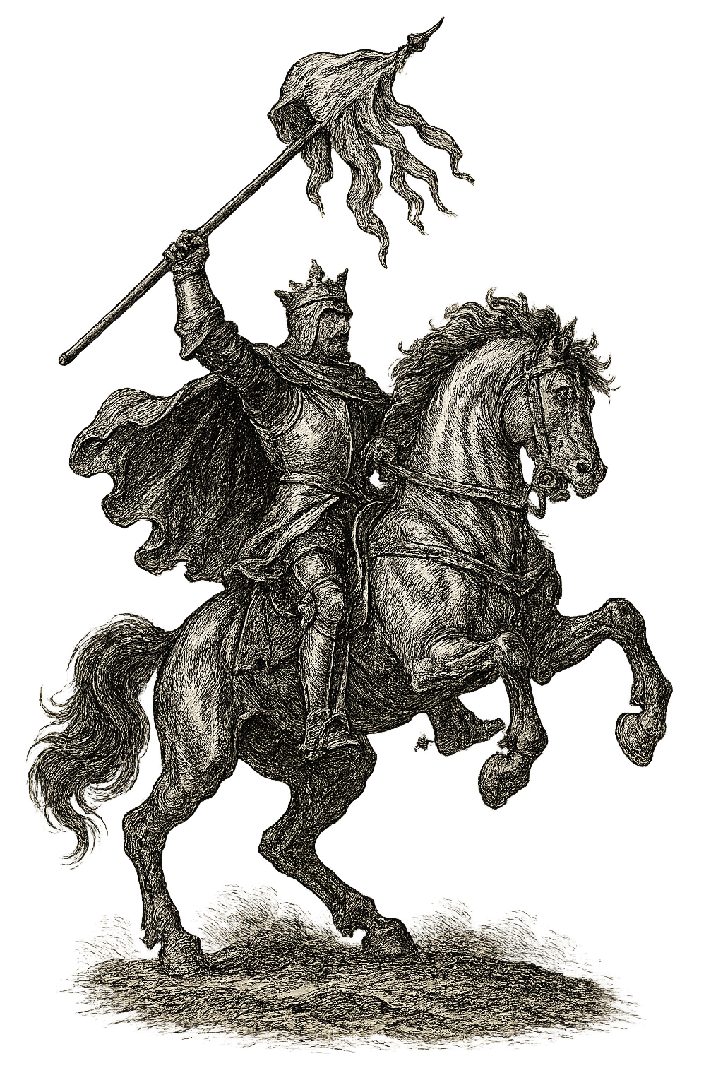 Knight on horseback